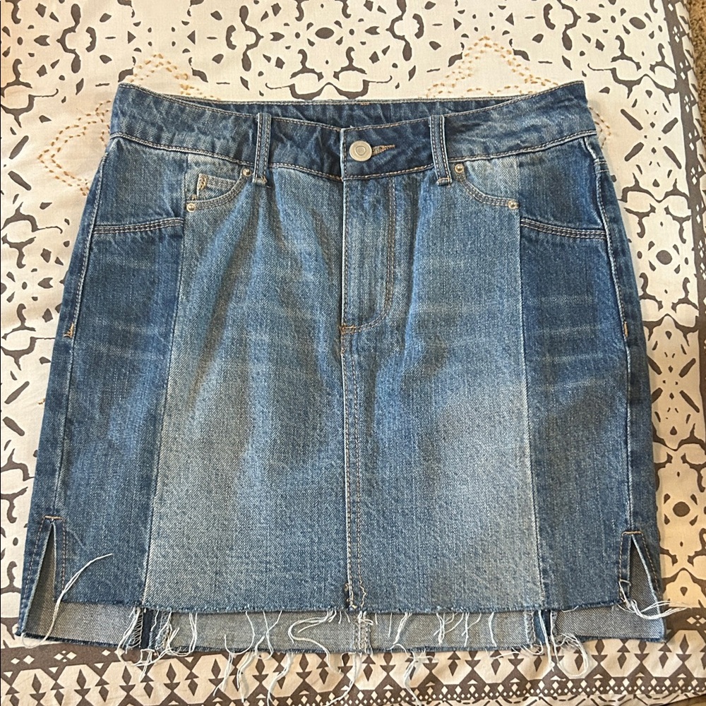 Gianni Bini Blue Denim Skirt